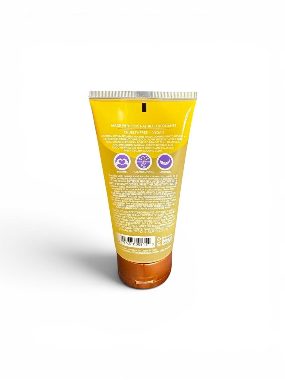 🍌TREE HUT🍌Banana Oat Aha Nourishing Sugar Face Scrub/NIP - Picture 3 of 3
